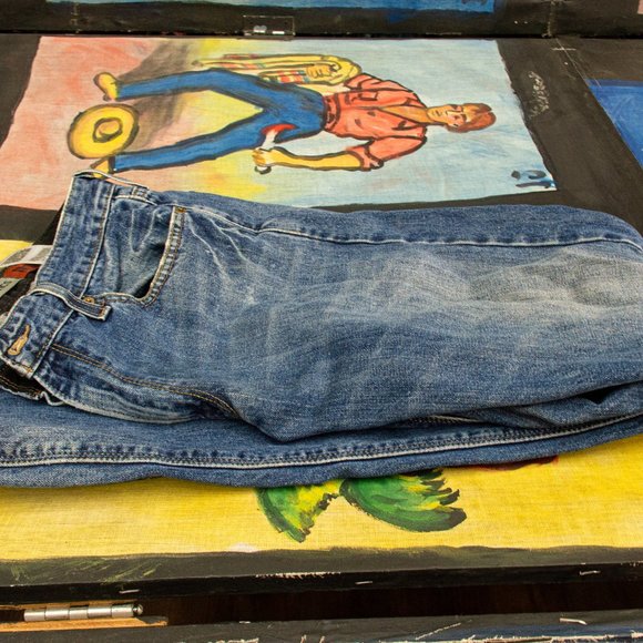 Levi Strauss & Co Signature limited edition slim straight denim jeans 34 x 32 - Picture 6 of 7